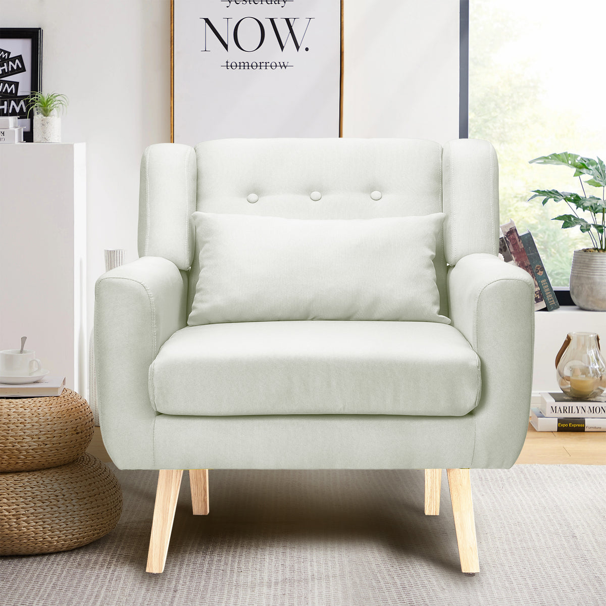 Accent Chair Modern Accent Chair Single Sofa ModernStyle Armchair — Bafode