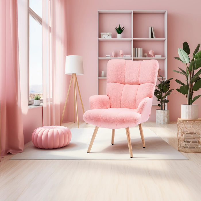 Pink Accent Chair