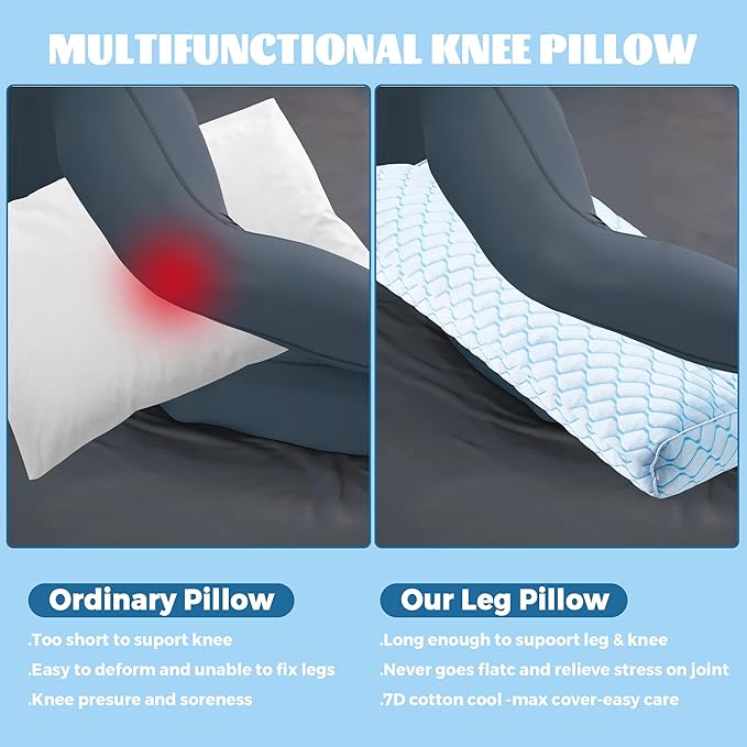 Cooling Leg Pillow for Side Sleeping