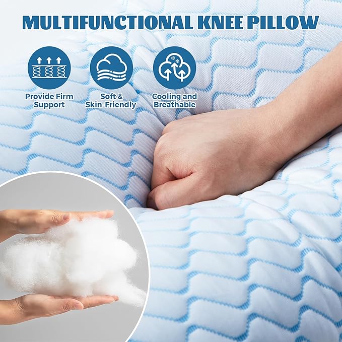 Cooling Leg Pillow for Side Sleeping