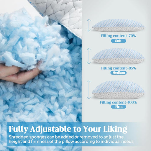 Bafode Shredded Memory Foam Pillows