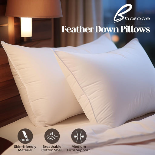 Goose Down Feather Pillows