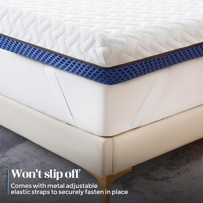 Gel Memory Foam Mattress Topper