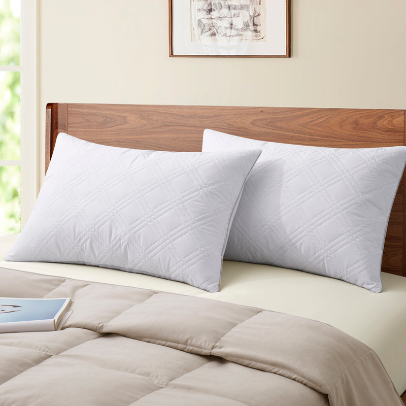 Goose Feather Down Pillows Medium Firm Down Feather Bed Pillows Hotel Down Pillows