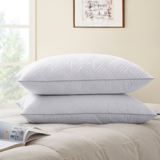 Goose Feather Down Pillows Medium Firm Down Feather Bed Pillows Hotel Down Pillows